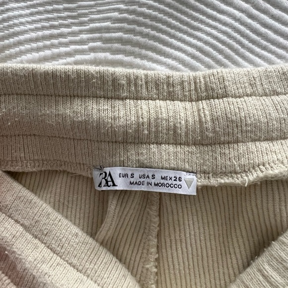 Zara Knit Wide Leg Pants - Picture 4 of 4